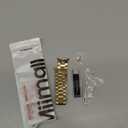 Miimal Stainless Steel Bands Compatible for Google Pixel Watch 4/ 3 45mm Strap, Lightweight, Men Women Durable Adjustable Wristband Replacement Metal Band for Google Pixel Watch 3/ 3 Lte 45mm (Gold）