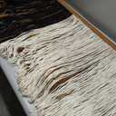 Macrame Wall Hanging Dip Dyed Fiber Macrame Wall Decor Boho Cord Living Room Wall Art 57" Wx43" L (Brown)