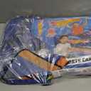 Hot Wheels Pop Up Play Tent, Playhouse for Boys, Race Car Tent with Connections for Hot Wheels Tracks, Indoor Playspace with Roll-Up Door & Roof Opening, Easy Setup, Folds Flat for Storage