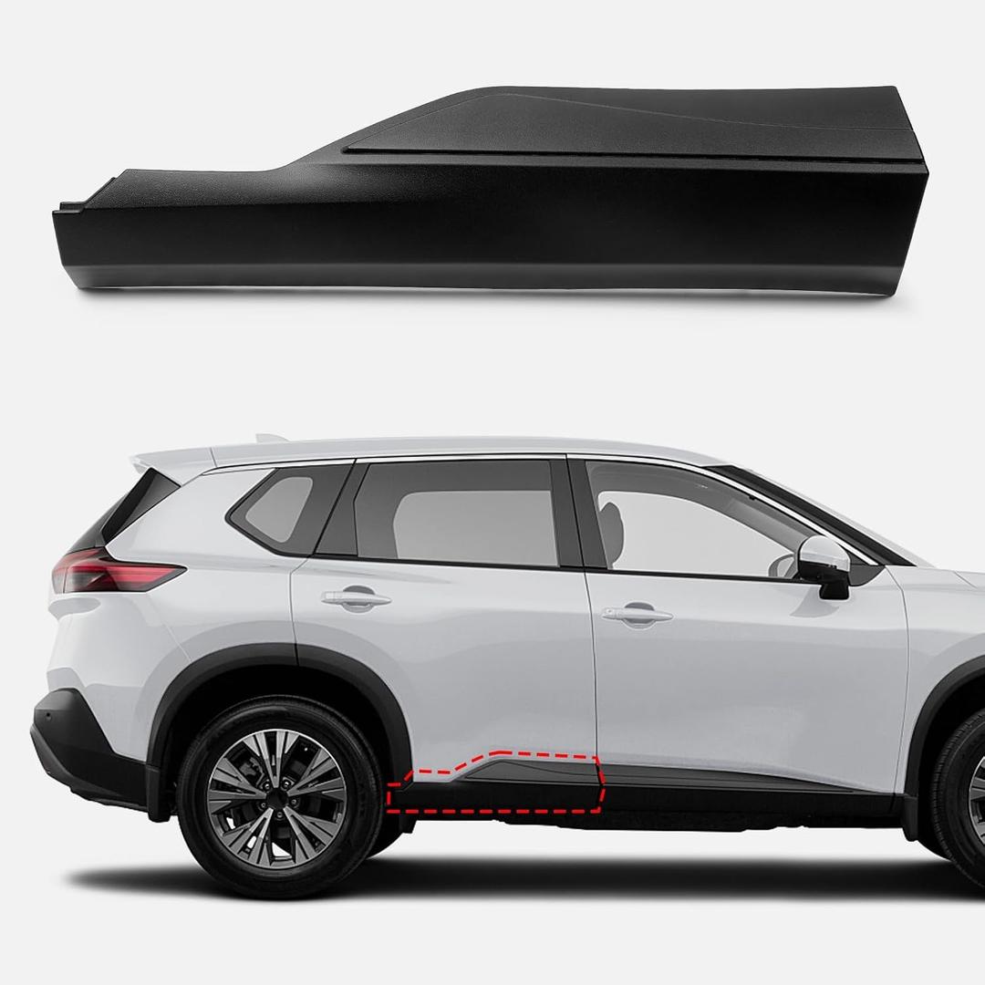 Rear Right Lower Door Trim Molding Compatible with 2021-2023 Nissan Rogue
Door Panel,Protector Panel Cover Strip, Screws pre-installed,Side trim