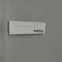 Slim Flat Pill Box, Thin Pill Organizer, Small Daily Vitamin Case, Cute Travel Trinket Organizer, Cute Pill Case 3 Compartments (White)