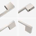 9BUILD 10 Pack Brushed Satin Nickel Cabinet Pulls - 7.5 Inch Cabinet Handles - Dresser & Kitchen Pulls
