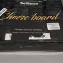 Charcuterie Boards Set with Lid, Bamboo Cheese Board with Handle, Cheese Plate Gifts Set with 3 Hidden Drawers for Housewarming New Home (3 Drawers Black)