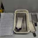 Electric Indoor Grill 1500W -2 in 1 Smokeless Indoor Grill for Kitchen with Non-stick Removable Grill & Griddle Plate,Temperature Control Korean BBQ Grill with 3 Cheese Pans Dishwasher Safe (White)