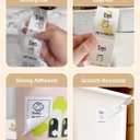 2 x HPRT Thermal Labels for T20/T260LR Label Printer, 1.97" x 1.18"(50x30 mm) Waterproof Sticker Paper, Color Thermal Tape for HPRT T260LR Label Maker, 200 Labels/Roll - Beige Green