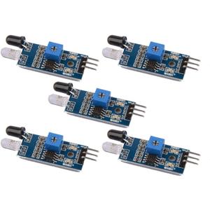 DAOKI 5 PCS IR Infrared Obstacle Avoidance Sensor Module for Arduino Smart Car Robot 3-Wire