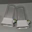 2 Pieces Saver for Refrigerator Keeper Storage Containers Saver Pod for Cilantro, Parsley, Asparagus, Keeps Vegetables for 2-3 Weeks(White)