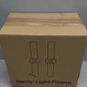 Wall Sconces Set of Two, 22" Black and Gold Bathroom Sconces with Clear Glass, Hardwired Modern Sconces Wall Decor Set of 2 Wall Light fixtures for Bathroom Mirror Living Room Hallway Bedroom