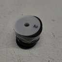 GENIQUE Real/Genuine Round Leather String Cord for Necklace, Bracelets, Jewellery, Braiding (Black Distressed, 5mm)