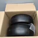 2 Pcs 13x5.00-6 Flat Free Tire and Wheel with Reinforced Rim and 3/4" Chrome Steel Bearings, 13x5x6 Lawn Mower Tires for Residential and Commercial, Zero Turn Mower Front Tires, 4.2"-6.2" Centered Hub