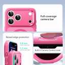ESR for iPhone 17 Pro Case, Camera Control Cover, Compatible with MagSafe, Shockproof Military-Grade Protection, Magnetic Phone Case for iPhone 17 Pro, Classic Hybrid Case, Frosted Pink