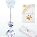 Shario Dog Memorial Gifts for Loss of Dog, Pet Memorial Gifts for Dogs, Crystal Suncatcher, Pet Loss Sympathy Gift