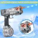 Pycoal Electric Water Guns for Adults, 2 Rechargeable Batteries Water Pistol Automatic Electric Water Gun Powerful Water Squirt Gun, 26FT Long Range Water Gun Pistol Watergun Toy for Summer, Outdoor
