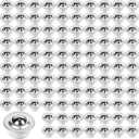 100PCS 5/8" Roller Ball Transfer Bearings, CY-15H Carbon Steel Ball Bearings Rollers, Ball Transfer Bearing Casters Universal for Conveyor, Transmission, Roller Stand, Load Capacity 44lbs