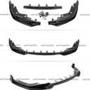 Front Lip Compatible with BMW G20 330e 330i M340i M-Sport 3-Series 2019-2022, MP Style Bumper Air Dam Lower Chin Spoiler Splitter, Protection Body (Glossy Black)