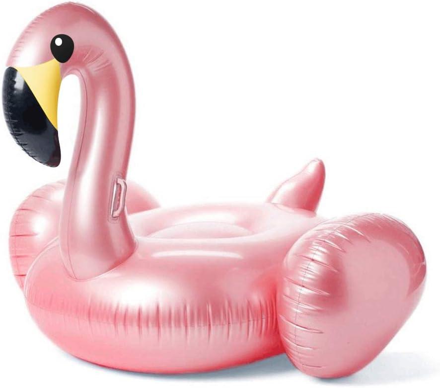 Jasonwell Giant Inflatable Flamingo Pool Float with Fast Valves Summer Beach Swimming Pool Floatie Lounge Floating Raft Outdoor Party Decorations Toys for Adults (XL)