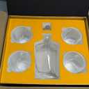 Whiskey Decanter Set with Glasses, KANARS 27oz Crystal Liquor Decanter In Luxury Gift Box for Bourbon Alcohol Cognac Scotch Brandy, Unique Men Gift for Housewarming Father's Day Wedding