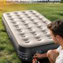 OhGeni Twin Air Mattress with Built in Pump, Camping Air Mattress with External Valve, Family Choice Award Winner, 13" Inflatable Blow up Bed, Portable Foldable Airbed for Home & Outdoor, Gift for Mom