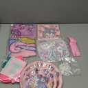 Unicorn Birthday DecorationsUnicorn Party Decorations 3D Birthday Party SuppliesSet IncludeBalloons,Backdrop,Banner, Cake ToppersPlates And NapkinsTableware, Tablecloth