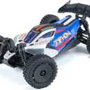 ARRMA RC Car Typhon GROM 4x4 Smart Small Scale Buggy RTR with Battery & Charger, Blue/Silver ARA2106T1