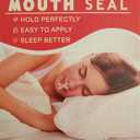 Pack of 4 Mouth Tape for Sleeping Gentle Transparent White Tape 120 Pcs - Hypoallergenic for Sensitive Skin, Painless Removal, Breathable Comfortable to Exercise