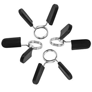 EastyGold Barbell Clamps Dumbbell Spring Clip Circlip Collars 1 Inch Weight Bars Clips Fitness Weightlifting Lock Buckle 1 Inch for Standard Bar Barbell Strength Training Gym Accessory