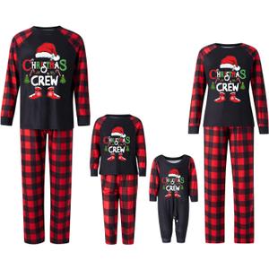 One opening Family Christmas Pjs Matching Sets Soft Couple Christams Pajamas Set Sleepwear Xmas Homewear Christmas Outfits (BlackBV86, Men, XL)