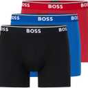 BOSS Men's Stretch Cotton Boxer Briefs 3 Pack (L)