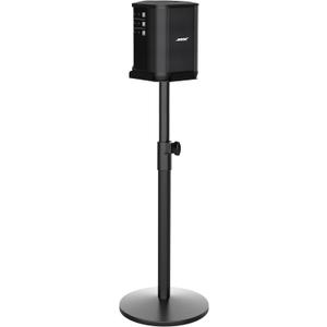 New Upgraded Adjustable Speaker Stand for Bose S1 Pro / S1 Pro + (36.2" - 22.6" Adjustable Height) - Heavy-Duty Floor Display Stand for Touring Show and Home Use, Portable Setup - SingleStand,Black