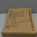 Voomey 3 Pcs 9 Inch Drywall Compound Roller Cover with 1 Pcs Paint Roller Frame, Drywall Texture Brush, Suitable for Covering Wall and Ceiling Surfaces