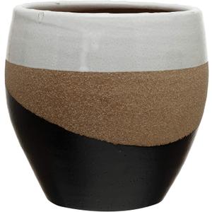 Bloomingville Terra-Cotta Planter, Multi Color (Holds 7" Pot), 8.5 inches
