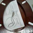Angel Shield ELONGATED Toilet Seat Wood(Dark Walnut)
