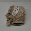 Tefici Electric Heated Blanket Throw, Super Cozy Soft 2-Layer Flannel 50" x 60" Heated Throw with 3 Heating Levels & 4 Hours Auto Off, Machine Washable, ETL&FCC Certified, Home Office Use,Camel