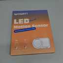 wowatt 2Pcs Battery Operated Ceiling Lights Rechargeable Motion Sensor Light Indoor Wireless Shower Light with Remote 3000K 4500K 6500K 7.48in Dimmable Timing Motion Activated Lamp for Closet Shower,  3CCT-Round