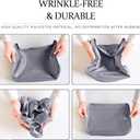 6 Set Packing Cubes for Suitcases Travel Luggage Packing Organizers,Travel Essentials Luggage Organizer for Travel Accessories Shoe Bag Tioletry Bag Laundry Bag (Grey) (Gray)