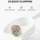 PETKIT Mixed Cat Litter Fast Clumping, Flushable, Ultra Absorbent, 100% Natural Ingredients Litter, Water Dissolvable, Really Dust-Free, Low Tracking Bentonite Tofu Litter (7.9lb2 Bags)