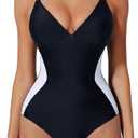SUUKSESS Women Slimming Tummy Control One Piece Swimsuit Sexy Bathing Suit XXL