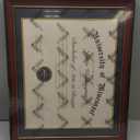 Diploma Frame 14x17 with Black Mat Fits Document, Certificate or 16x20 Picture without Mat, 17x14 Cherry Red Frame for Wall Mounting