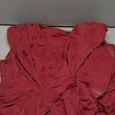 Memoriesea Women's Elegant Sleeveless Deep V Neck Bodycon Party Evening Gown Maxi Dress, Red, L