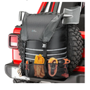 JOYTUTUS Spare Tire Trash Bag, Fits 40" Tire 31 Gallons Overland Series Larger Capacity Cargo Spare Tire Storage Bag, Off-Road Camping Recovery Gear Firewood for Jeep Truck SUV