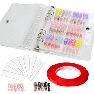 Press On Nail Organizer with Nail Tape