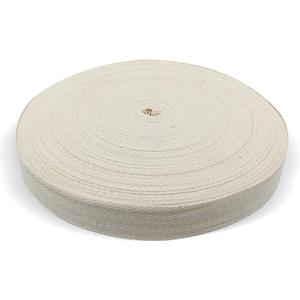 Natural Cotton Twill Tape 50 Yards 3/4 Inch Bunting Bias Tape Herringbone Webbing Tape Roll for Apron Sewing Dressmaking Craft (Natural White)