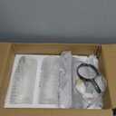 Bathroom Sconces Set of 2, Black Modern Vanity Lights with Clear Glass Shade, Indoor Farmhouse Wall Sconce for Living Room, Bedroom, Hallway, Stairwell and Kitchen