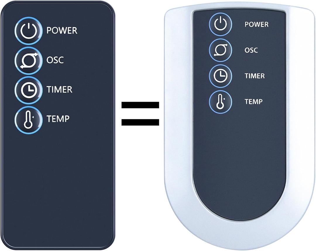 Replacement Fan Remote Control Compatible for Lasko Tower Fan S16612 with 4 Button (Power, OSC, Timer, Temp