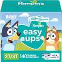 Pampers Training Pants - Easy Ups Boys & Girls Bluey - Size 2T-3T, 140 Count, Children's Potty Underwear (Packaging May Vary)