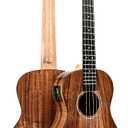 Caramel All Solid Acacia Glossy Baritone Acoustic & Electric Ukulele