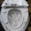 Bio Bidet USPA PRO Modern Bidet Seat, Warm Water, Heated Seat & Dryer, Remote Control, Round