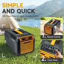 Portable Camping Air Conditioner, 5000 BTU 110V Tent AC Unit