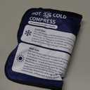 Gel Soft Flexible Ice Pack for Injuries - 2 Pack (Medium 7.5" x 11.5") Reusable Hot & Cold Compress for Pain Relief, Freezer Cold Pack for Hip, Shoulder, Knee - Cooling Gel Pad for Swelling, Bruises (Blue)