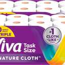 Viva Signature Cloth Paper Towels, Task Size, 16 Family Triple Rolls, 141 Sheets per Roll